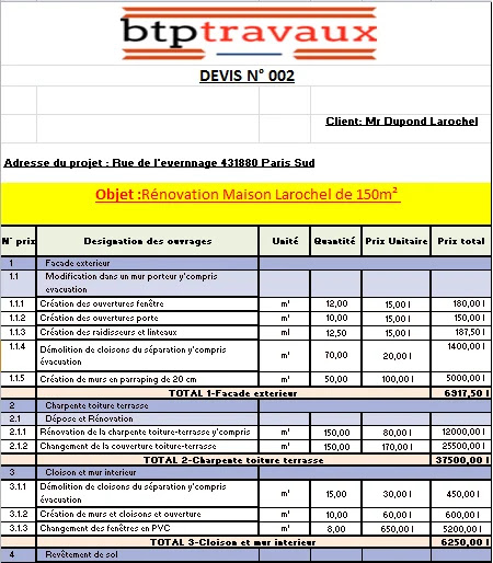 obtenez rapidement un devis personnalisé pour la rénovation de votre maison. comparez les prix, trouvez les meilleurs artisans et réalisez vos travaux en toute sérénité !